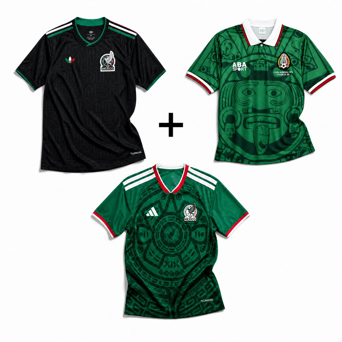 Messico Third 2026 + Home 1998 + Home 2026