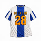 Maglia Beckham Manchester United Away 1994/95 vista posteriore con nome e numero