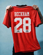 Maglia Beckham Manchester United 1994/95 con nome e numero 28