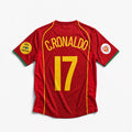 Cristiano Ronaldo CR7 Portugal Home Jersey 2004