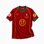 Cristiano Ronaldo CR7 Portugal Home Jersey 2004