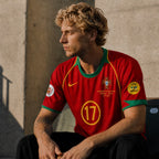 Cristiano Ronaldo CR7 Portugal Home Jersey 2004