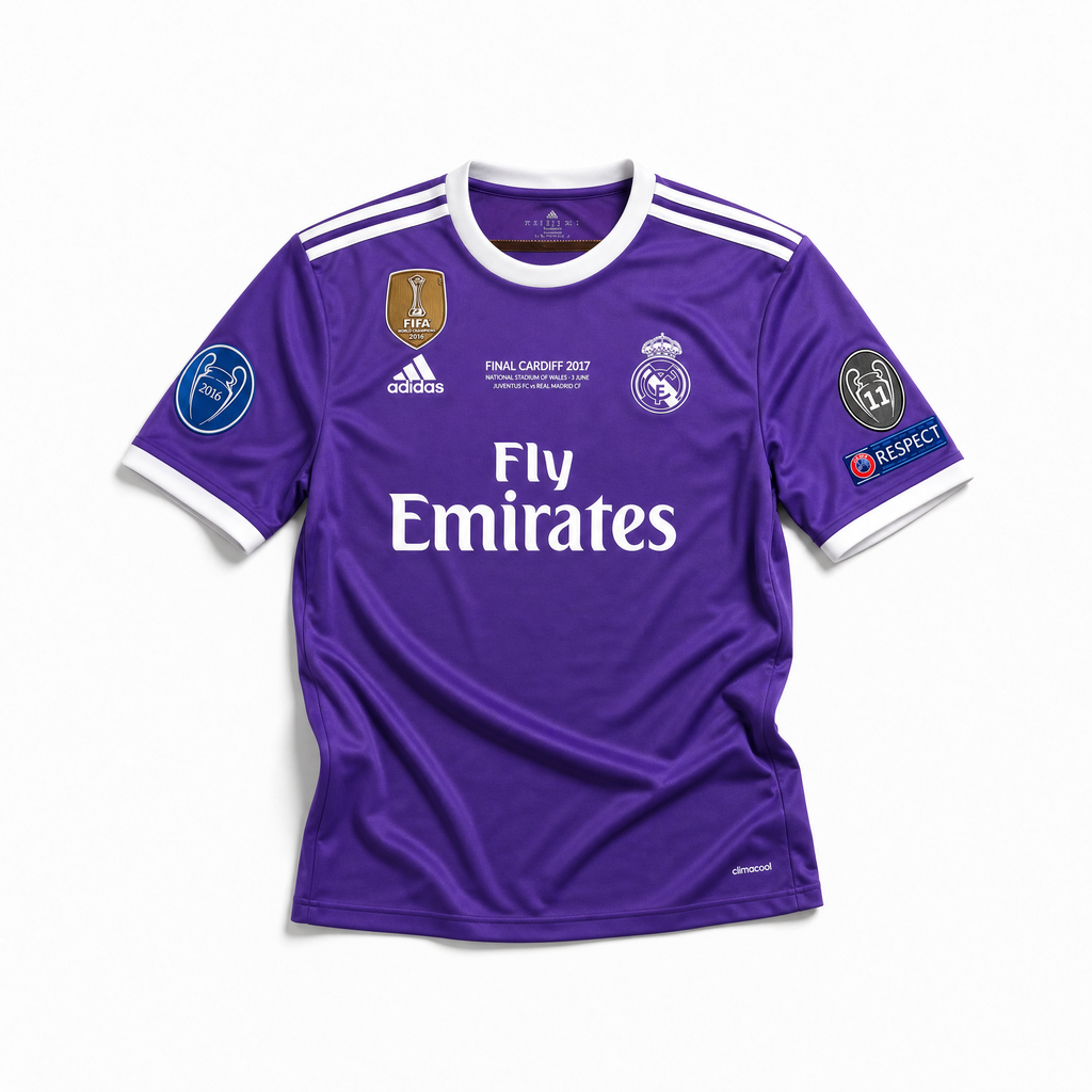 Trøje Cristiano Ronaldo CR7 Real Madrid ude 2017