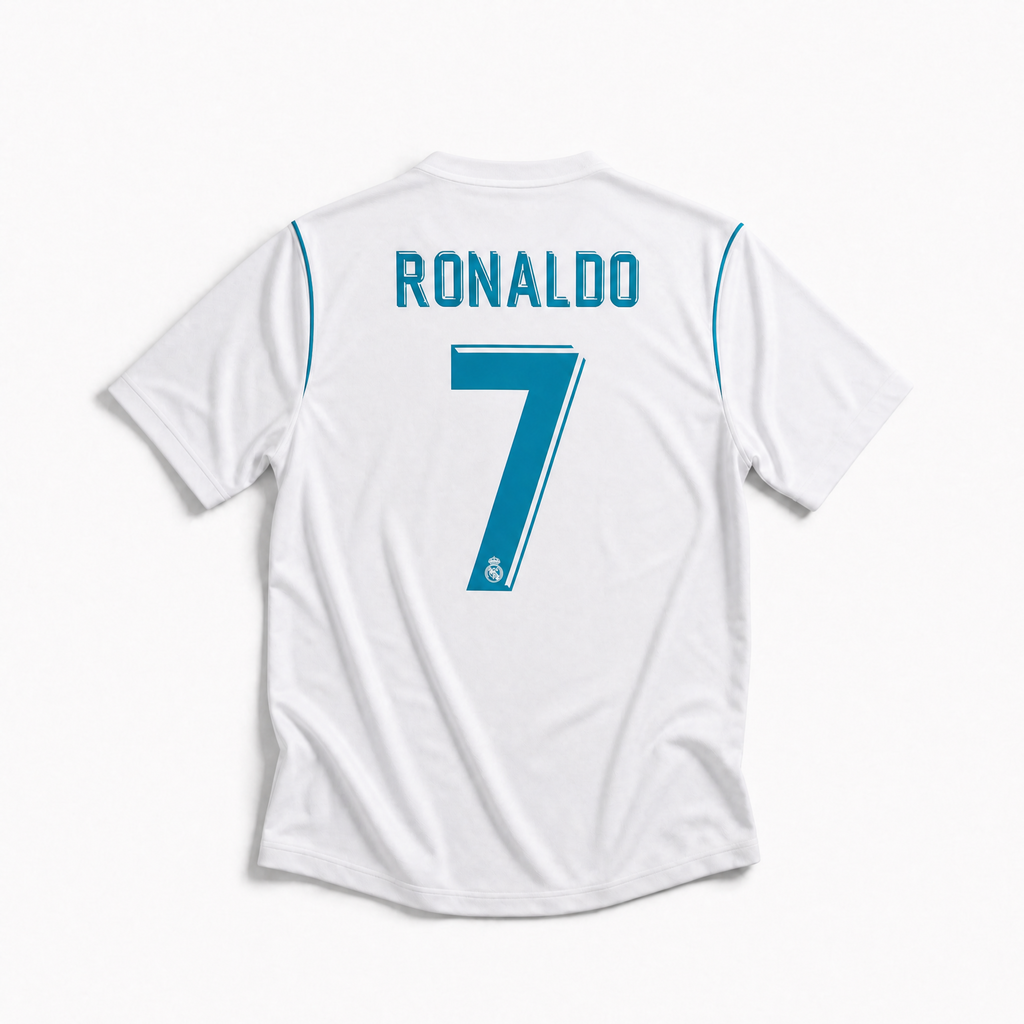 Trøje Cristiano Ronaldo CR7 Real Madrid hjemme 2018