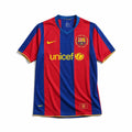 Maglia Barcellona 2007/08 Home 50 anniversario Camp Nou vista frontale
