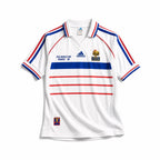 Maglia Francia away 1998 bianca vista frontale