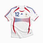 Maglia Francia away 2006 bianca vista frontale