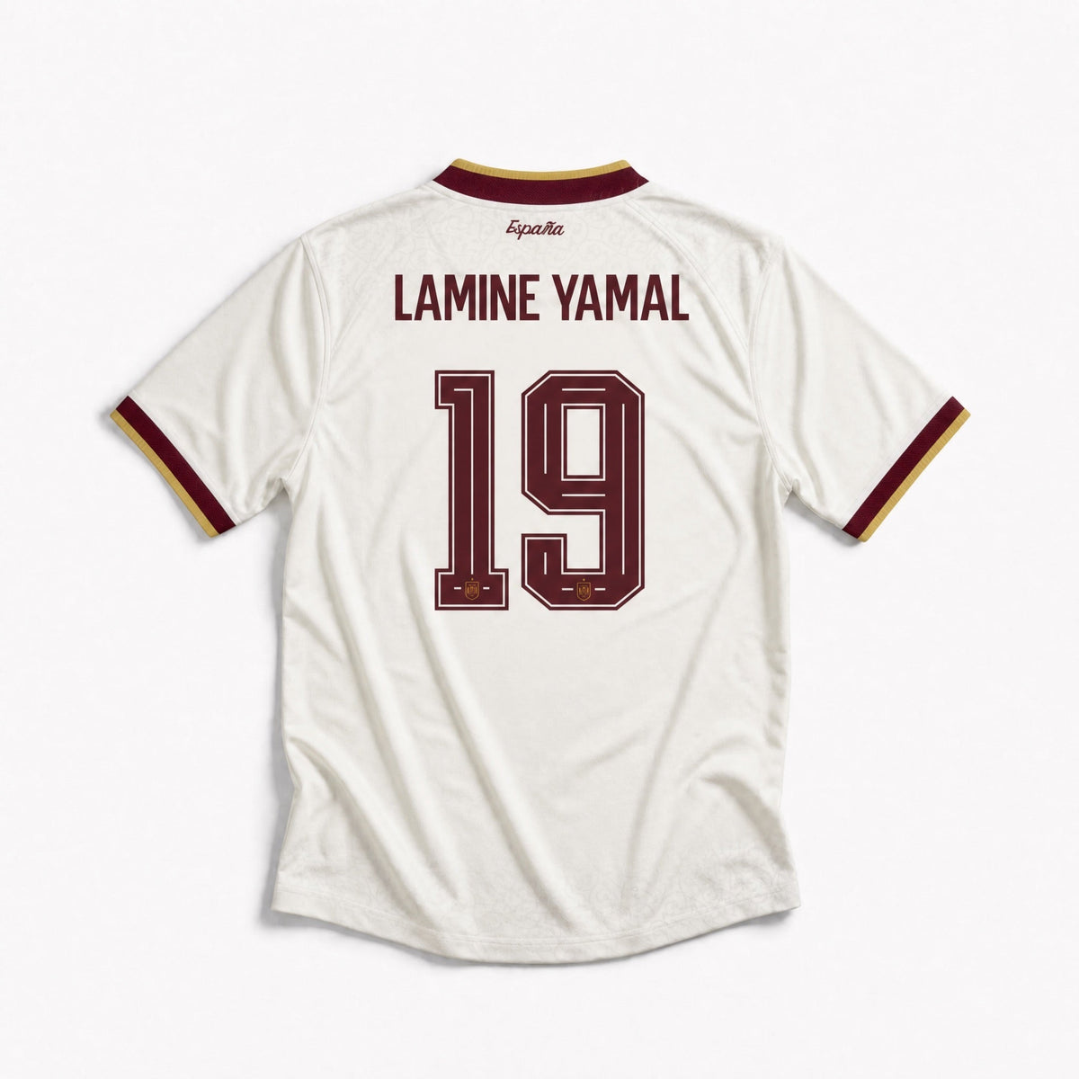 Lamine Yamal Spain Away Jersey 2026 World Cup Winner (2 Stars)