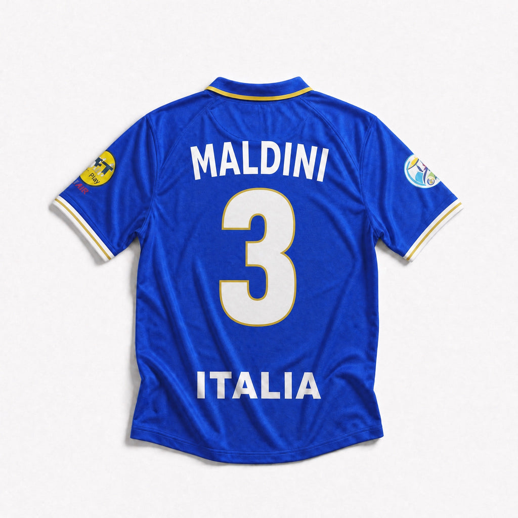 Maldini Italy Home Jersey 1996