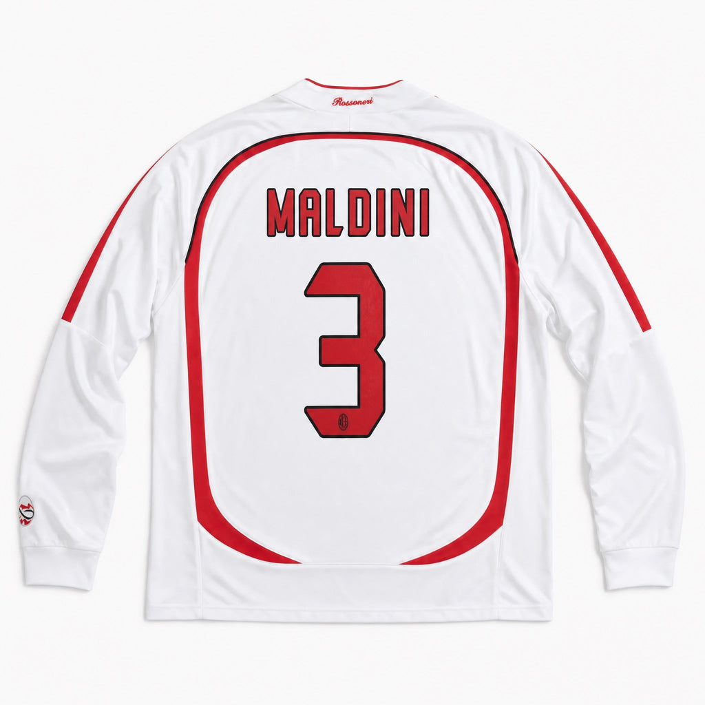 Trøje Maldini Milan Ude Lang 2006/07