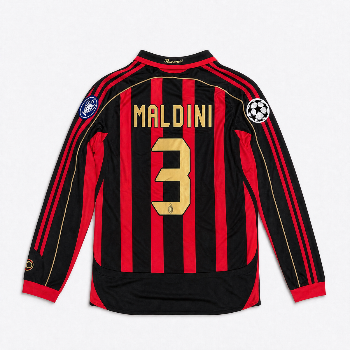 Maldini Milan Home Long Jersey 2006/07