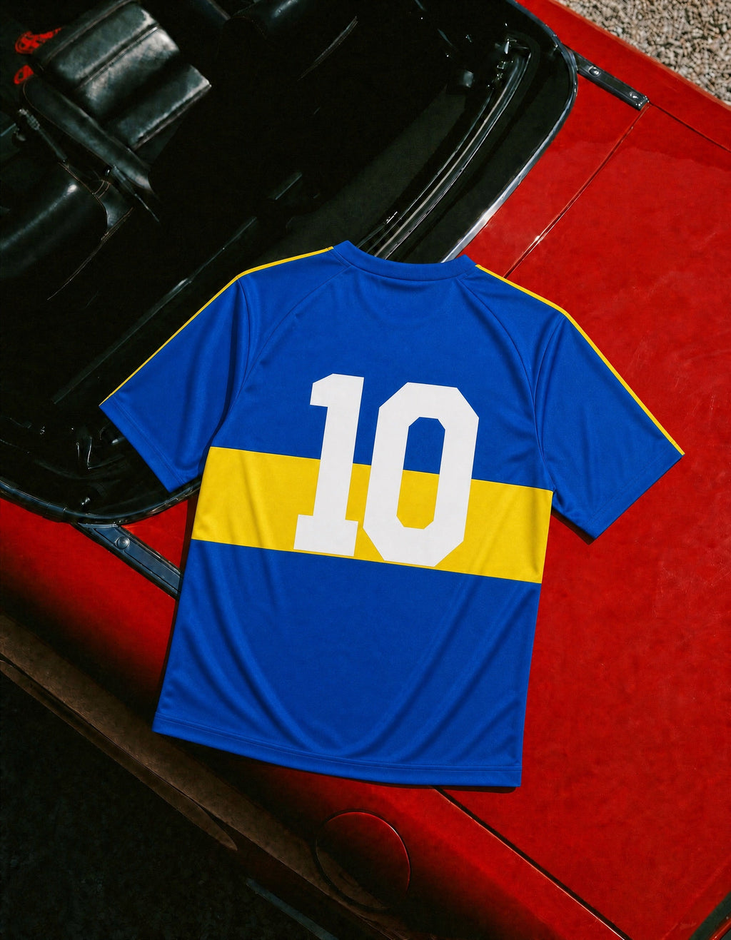 Maillot domicile de Maradona avec Boca Juniors 1981/82