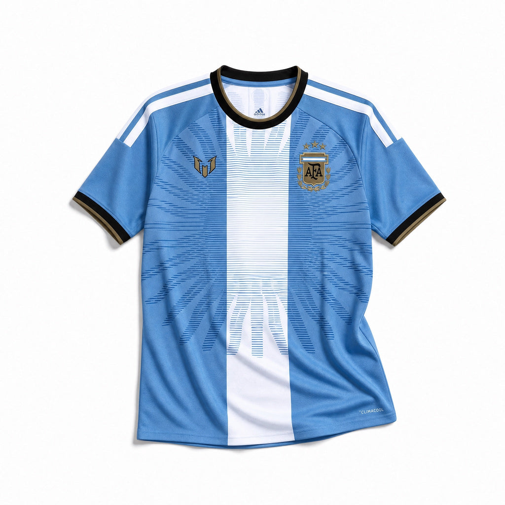 Argentina Maglia Home Messi Ultima Partita 2026 - Retro Soccer Kit
