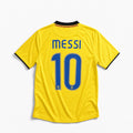 Maglia Messi Barcellona Away 2008/09 gialla numero sul retro
