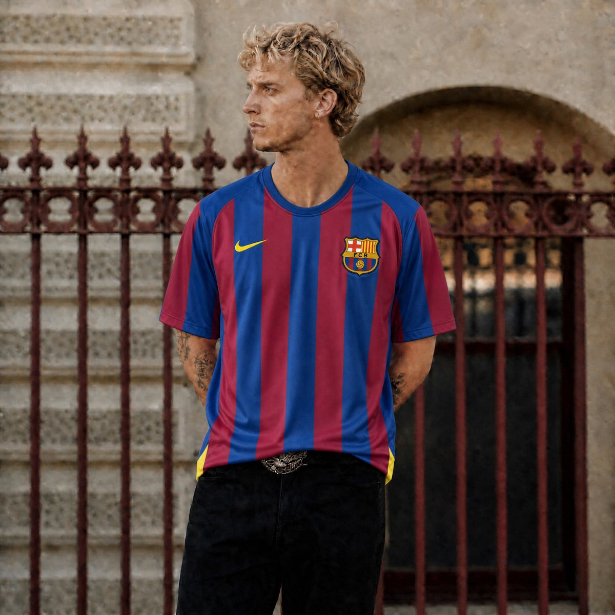 Trøje Messi Barcelona hjemme Champions League 2005/06