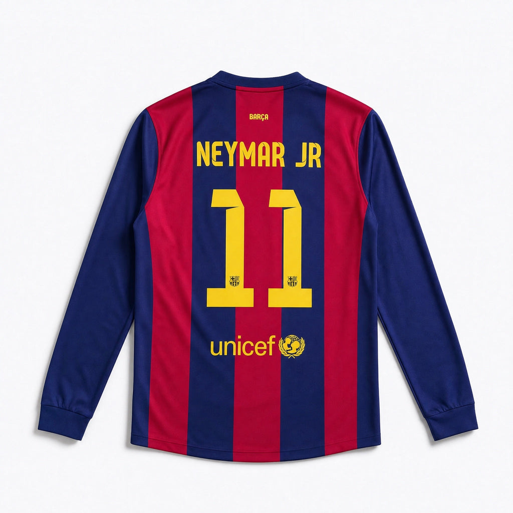 Maglia Neymar Barcellona Home Long Sleeve 2014/15