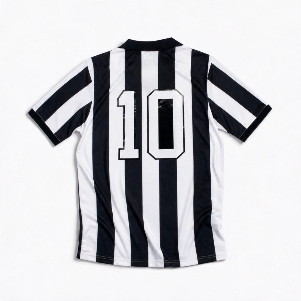 Maglia Pelé Santos Home 1958 vintage con numero 10