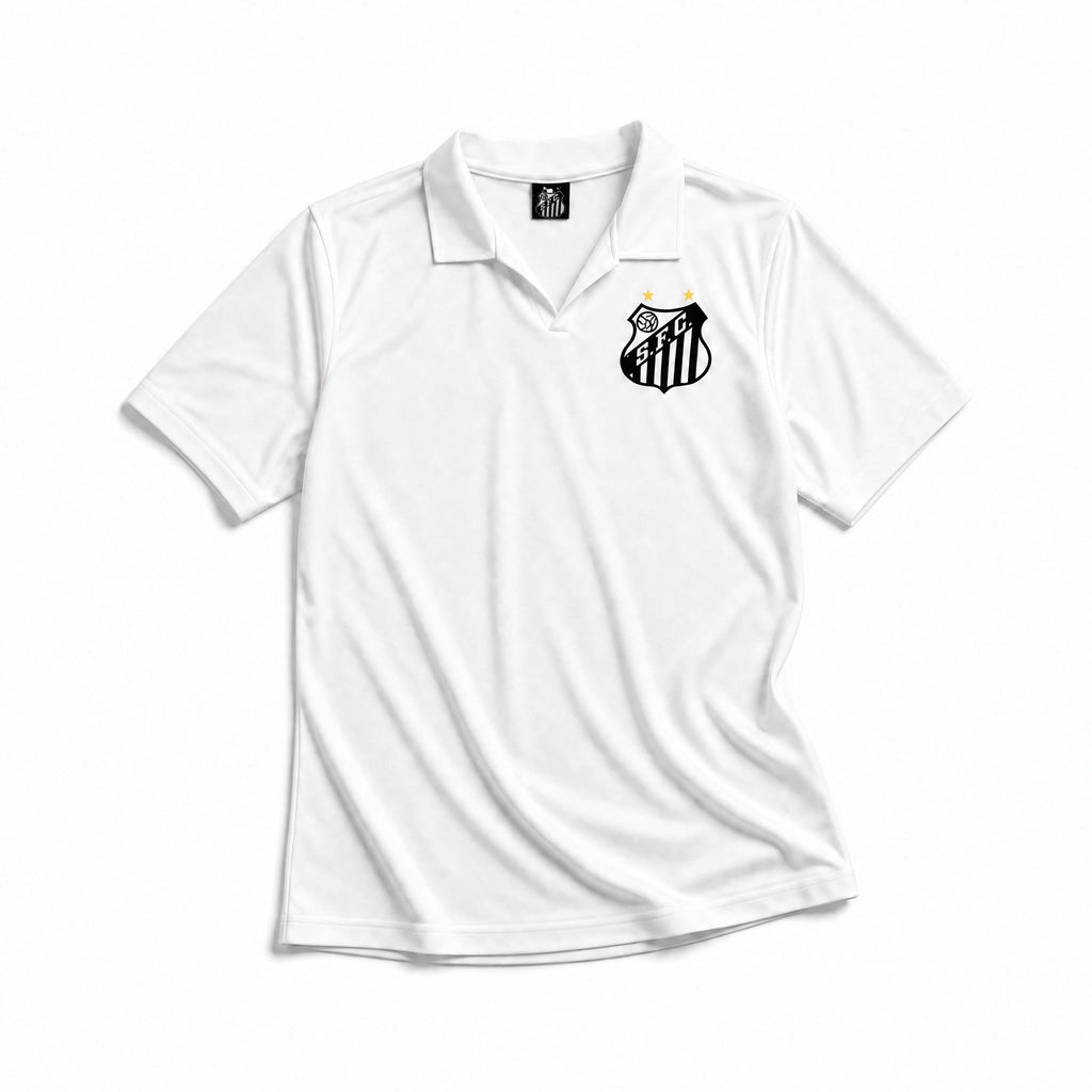 Maglia Santos 1970 Pelé numero 10 vista frontale