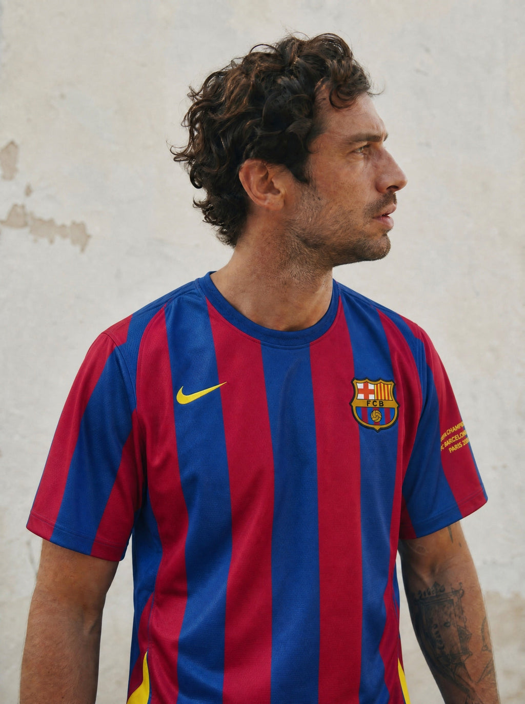 Barcelona Camiseta local de la Liga de Campeones 2005/06