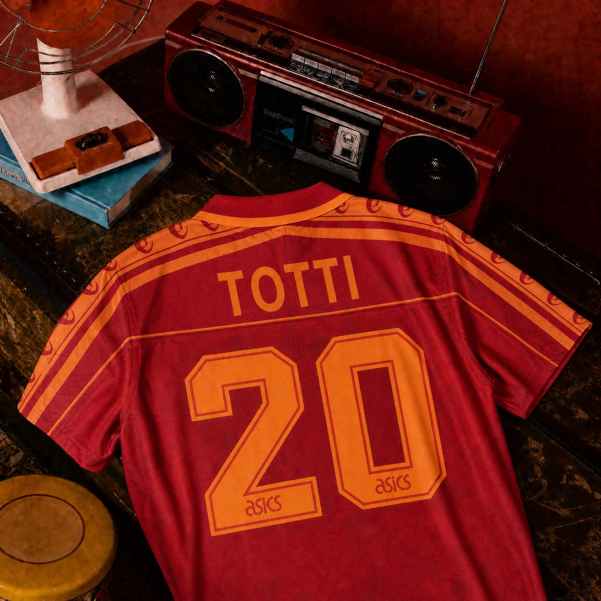 Totti Roma hjemmebanetrøje 1995/96