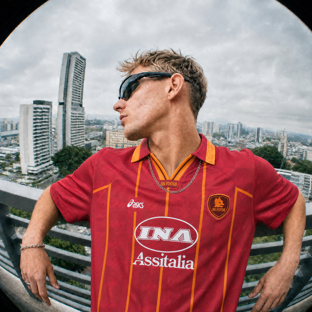 Totti Roma hjemmebanetrøje 1996/97
