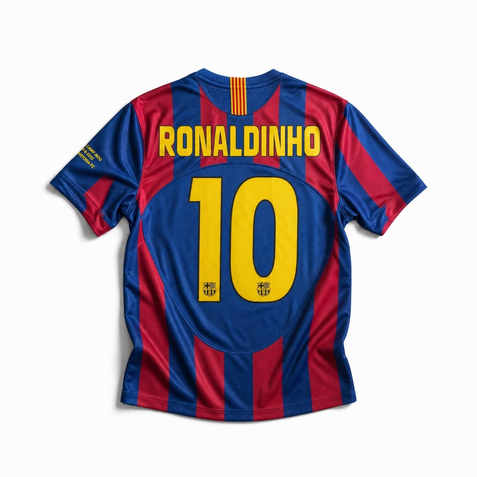 Maglia Barcellona Home 2005/06 Ronaldinho numero 10 retro blaugrana Champions League
