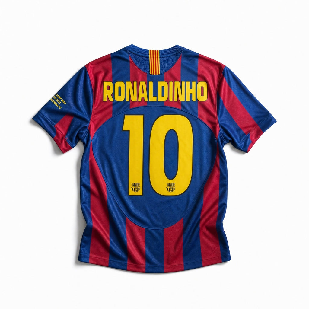 Barcelona Camiseta local de la Liga de Campeones 2005/06
