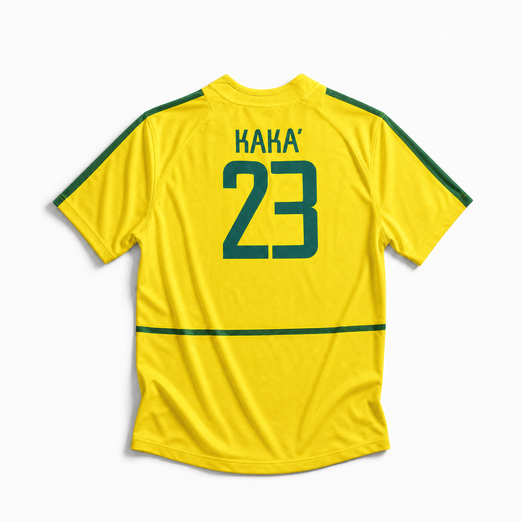 Trøje Kaká Brasilien Home 2002
