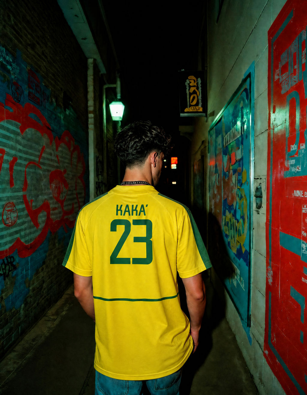 Trøje Kaká Brasilien Home 2002