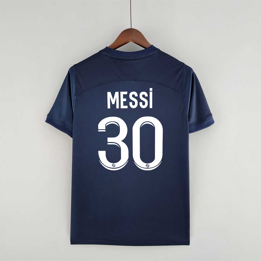 Maglia Messi PSG Home 2022/23 numero 30 blu navy retro