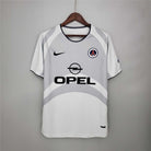 Maglia PSG 2001/02 away fronte bianco con sponsor Opel