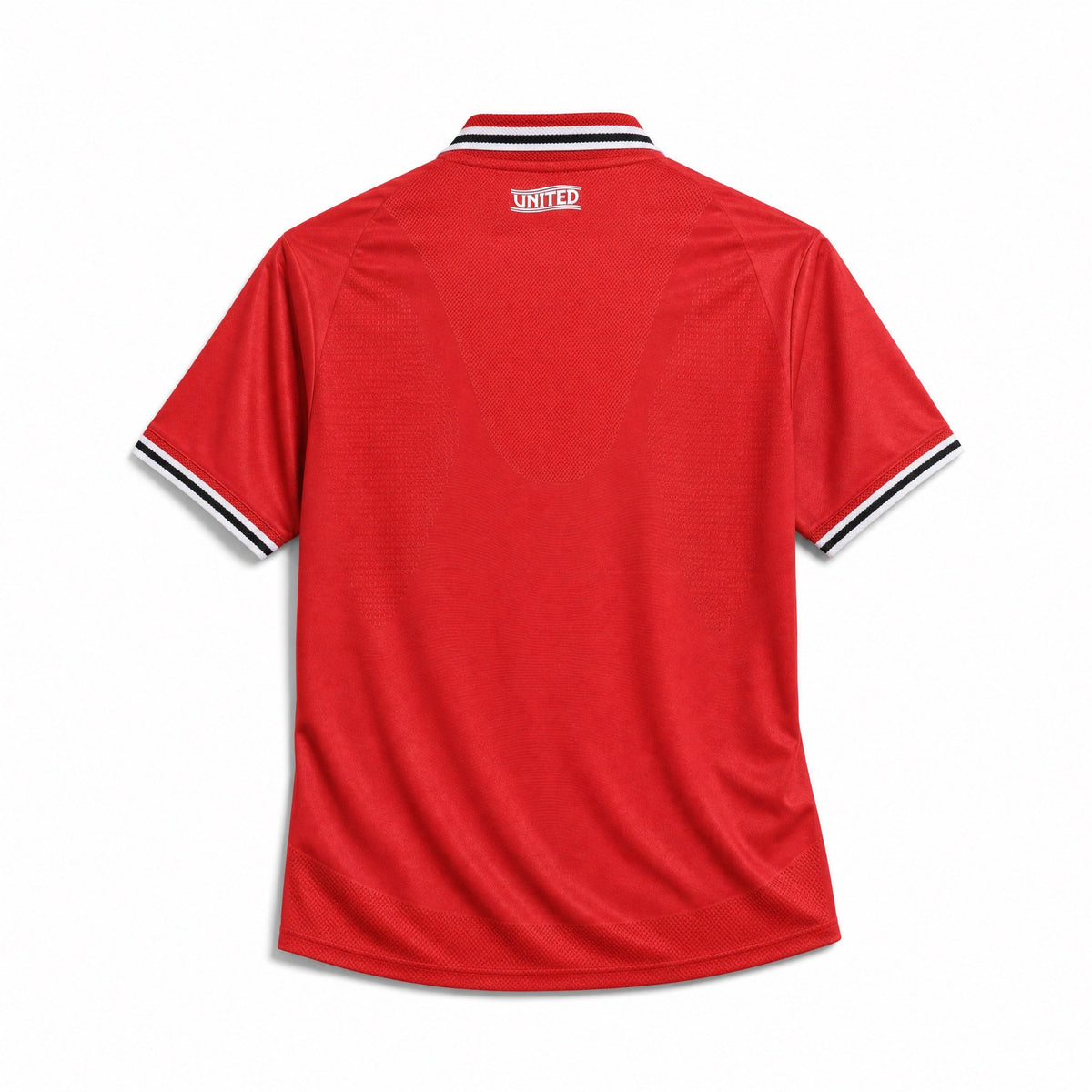 Maglia Man. United Home 2026/27 dettaglio colletto e maniche
