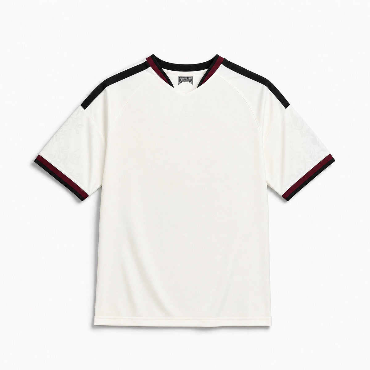 Maglia Man. United Third 2026/27 vista completa con colletto e bordi a contrasto
