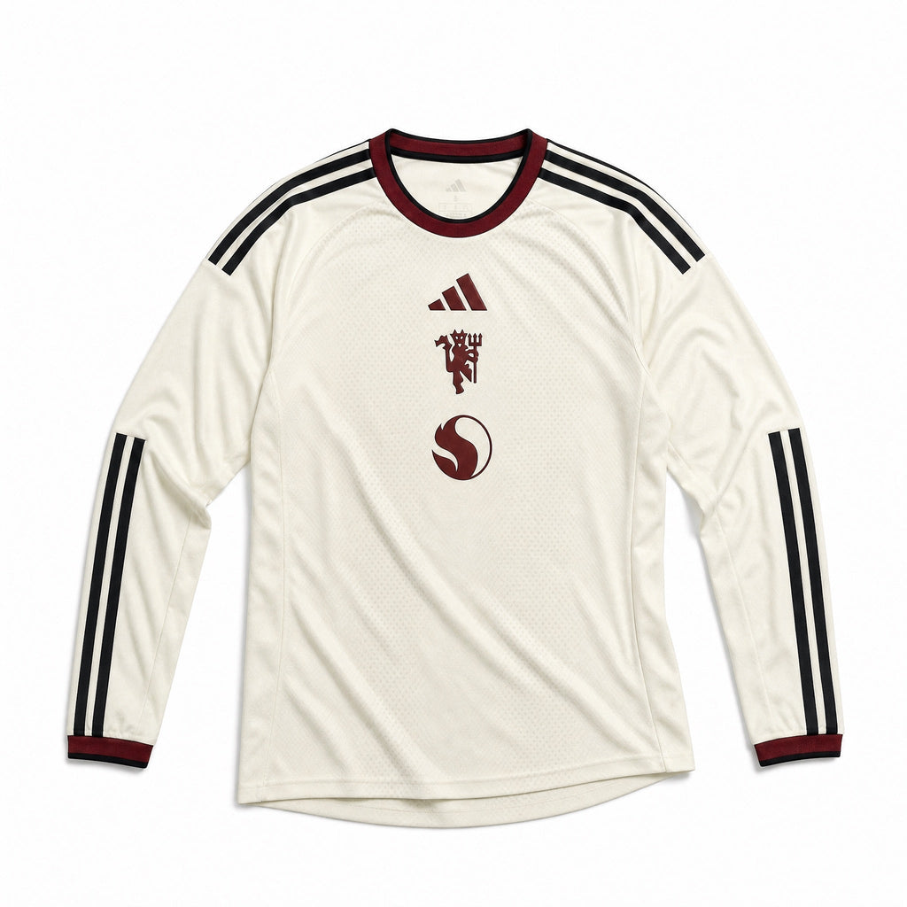 Maglia Man. United Third 2026/27 a manica lunga vista frontale