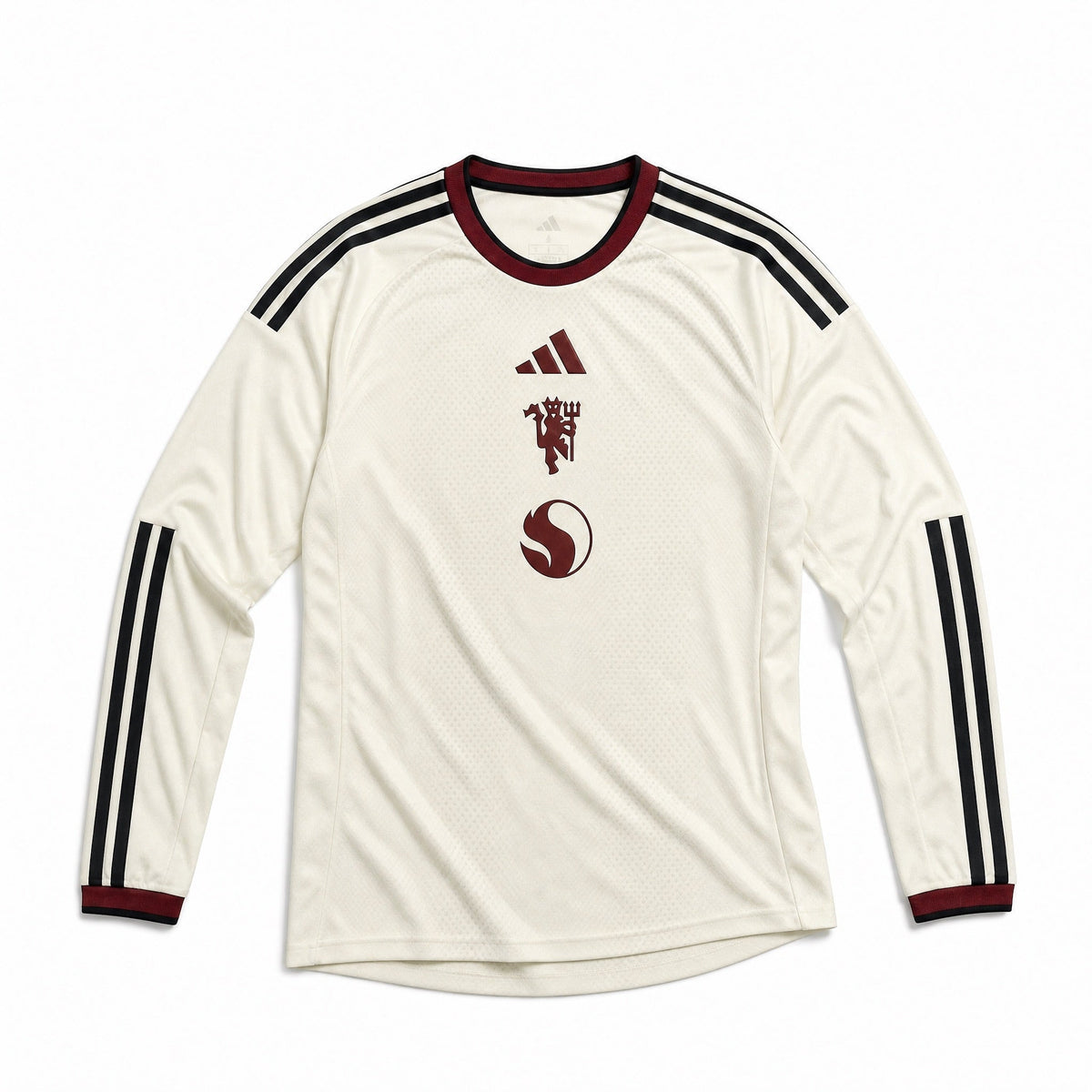 Maglia Man. United Third 2026/27 a manica lunga vista frontale