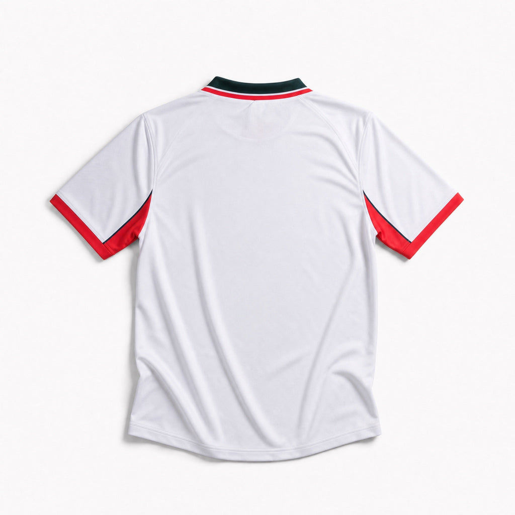 Retro della Maglia Away Marocco 1998 World Cup con design storico bianco.