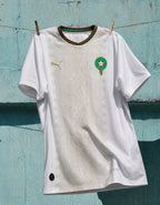 Replica Maglia Away Marocco 2026 World Cup da collezione colore bianco.