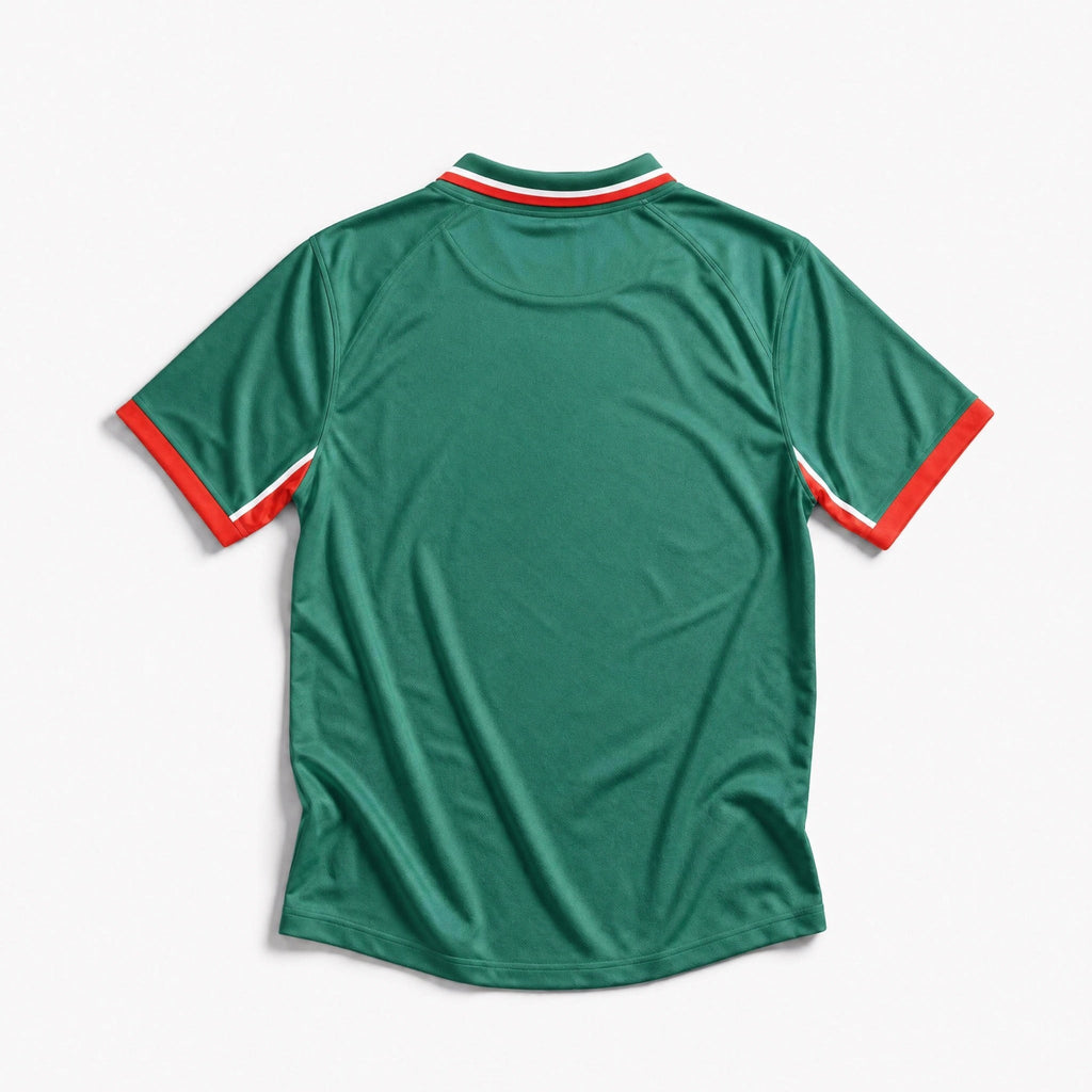 Retro della Maglia Home Marocco 1998 World Cup con design classico verde.