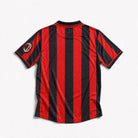 Colletto classico maglia Milan anni 90 design retro calcio italiano