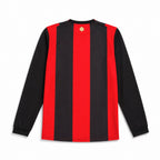 Maglia Milan 2026/27 home manica lunga vista posteriore dettaglio tessuto