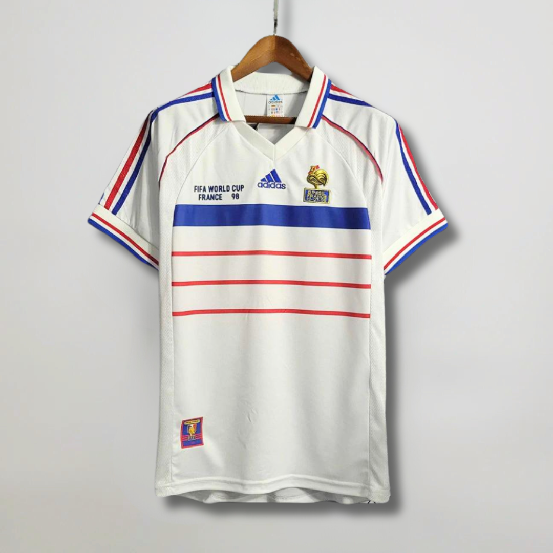 France Away White Jersey 1998