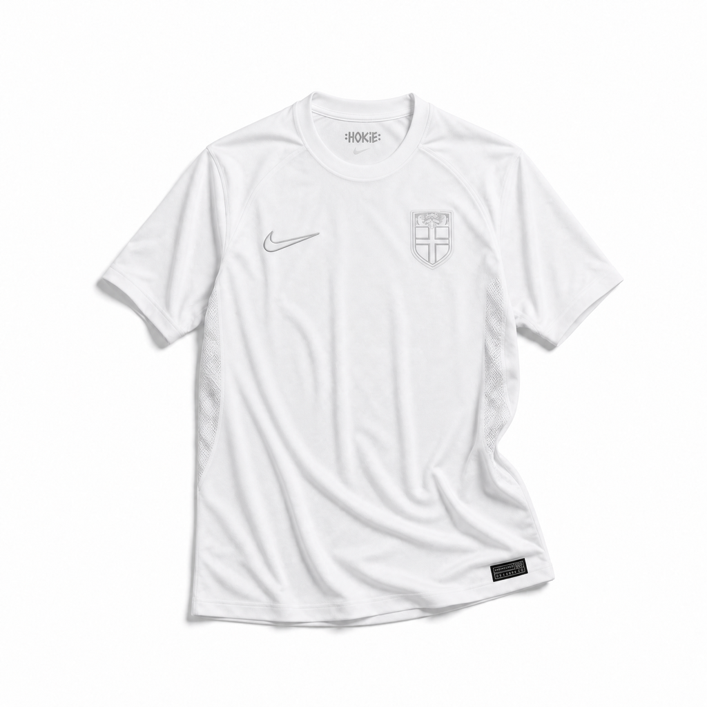 Norway Maglia Third 2026 World Cup white minimal design front view
