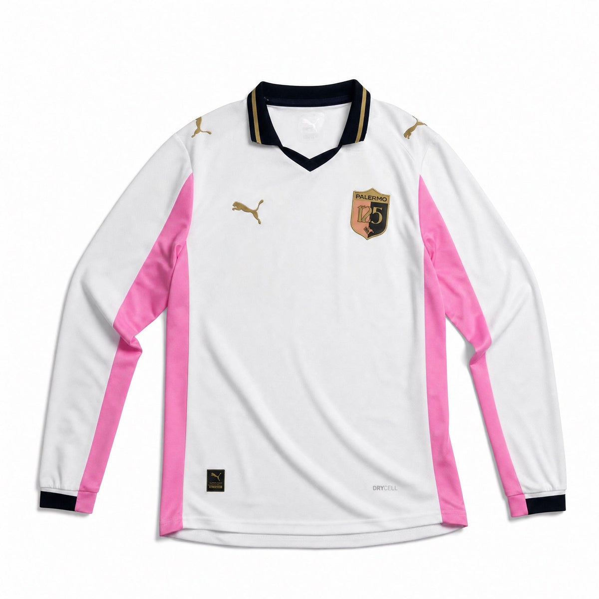 Palermo Maglia 125° Anniversario 2025 manica lunga vista frontale