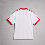 Maglia Polonia 1982 home retro vista posteriore design vintage anni 80