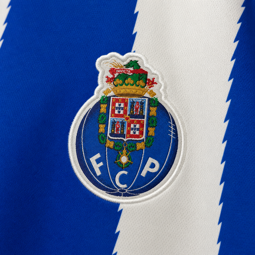2010/11 Dettaglio frontale Porto maglia calcio vintage 