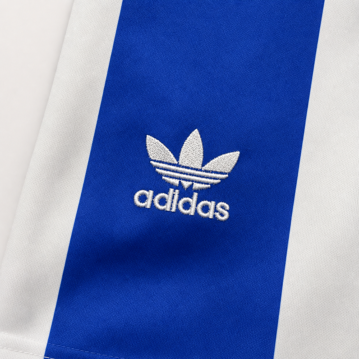 Tessuto Porto maglia storica home blu e bianca