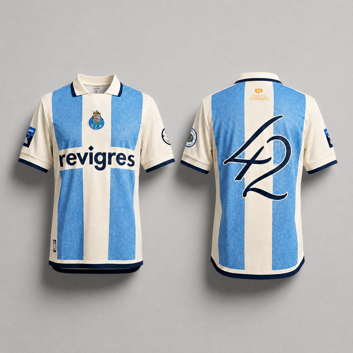 Jersey Porto speciale con dettagli vintage eleganti
