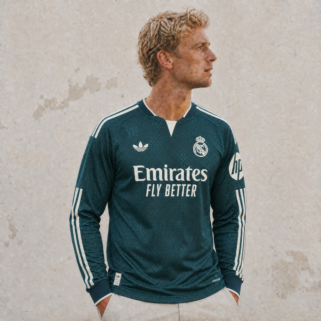Camiseta visitante de manga larga del Real Madrid 2026/27