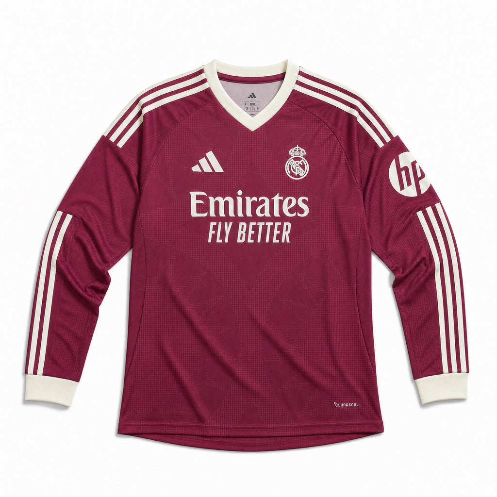 Tercera camiseta de manga larga del Real Madrid 2026/27