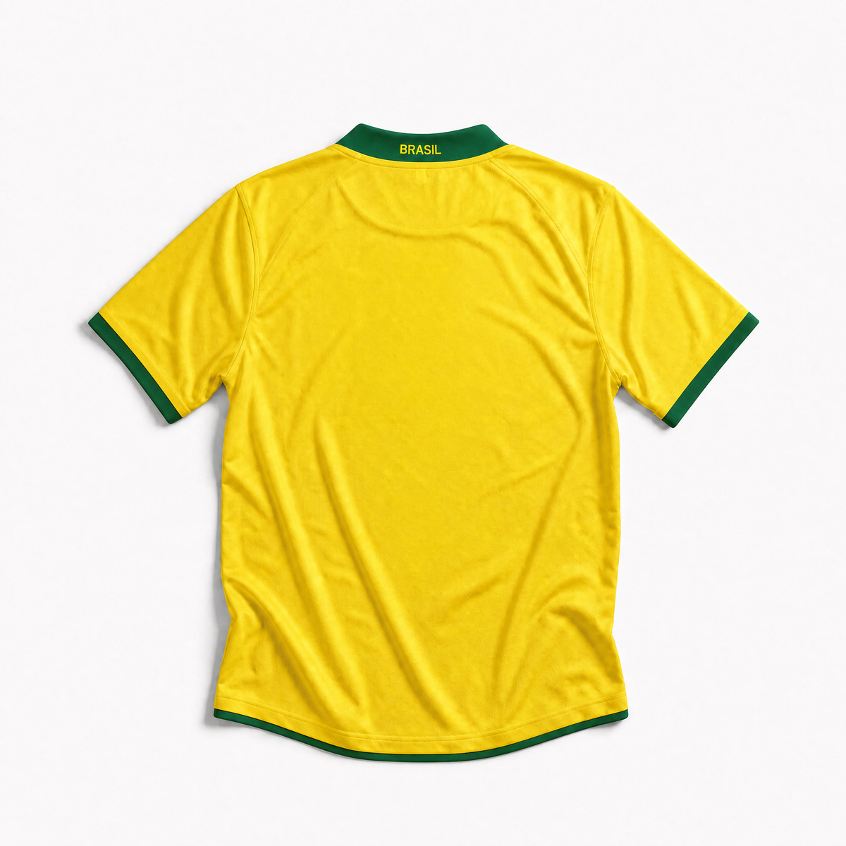 Tessuto maglia Brasile 2006 giallo canarinho